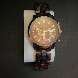 Michael Kors Tortoise Watch